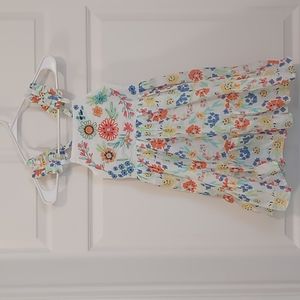 Lovely Peek Embroidered Allover Print Lined Sun Dress NWT Sizes 4/5 and 6/7 & 2T